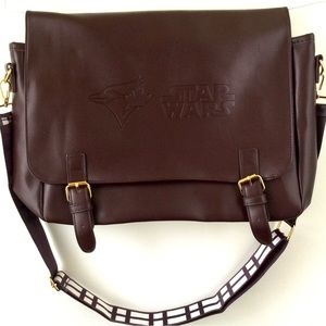 BN Never Used Blue Jays Star Wars leatherette bag